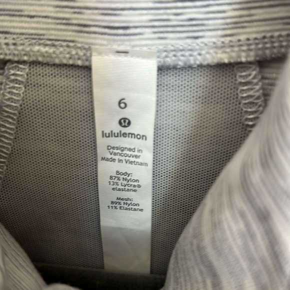 Lululemon Define Jacket Size 6 Wee Are From Space Nimbus Battleship - Picture 7 of 9